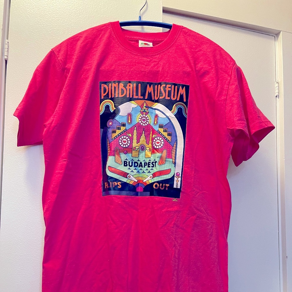 T-shirt, Pinball Museum, Budapest (Adult unisex S)